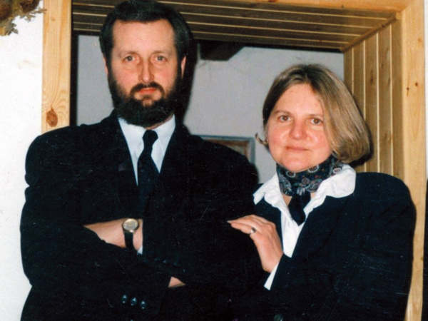 Ewa ze Szlenkierów i Antoni hr. Belina-Brzozowski, 1998 r. (ze zbiorów Antoniego hr. Belina-Brzozowskiego)