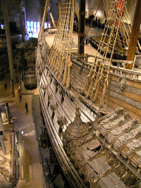 Zrekonstruowany królewski galeon szwedzki Vasa (Fot. pl.wikipedia.org)