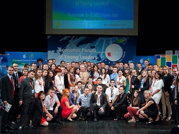Uczestnicy VII edycji Forum Ekonomicznego Młodych Liderów (Fot. Aleksander Wolak)