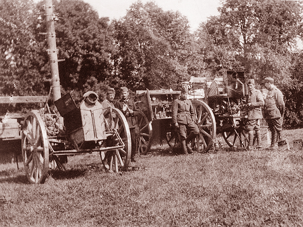 1920 r. Radiostacja 1 Dywizji Legionów podczas ofensywy jesiennej (Fot. CAW)