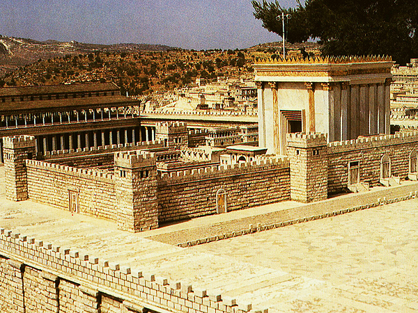 Rekonstrukcja świątyni Heroda (Tom Dowley „Przewodnik biblijny” – wyd. Łaska i Pokój-Warszawa 1989)