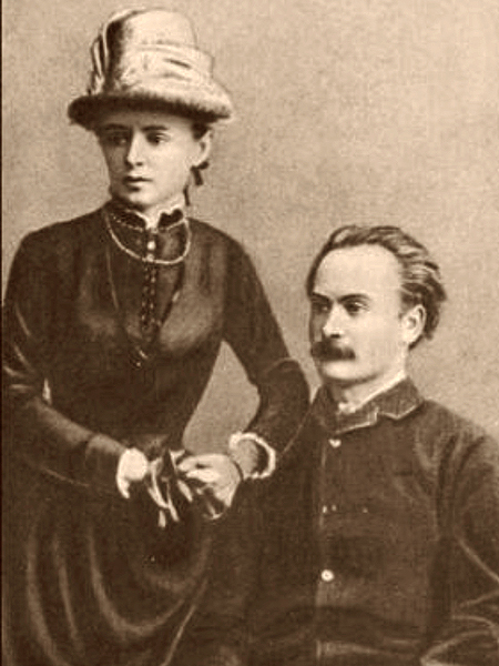 Iwan Franko z małżonką Olgą, 1886 r. (Fot. Włodzimierz Wysocki)