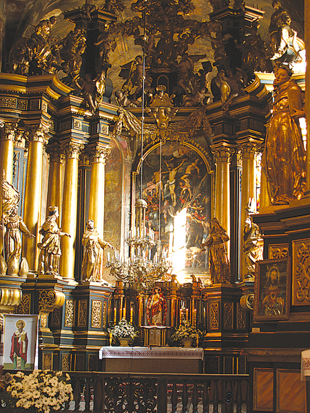 Ołtarz klasztoru Bernardynów we Lwowie (Fot. Maria Basza)