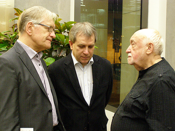 Andrzej Seweryn (od lewej), Jarosław Gajewski i Zbigniew Chrzanowski (Fot. Krzysztof Szymański)