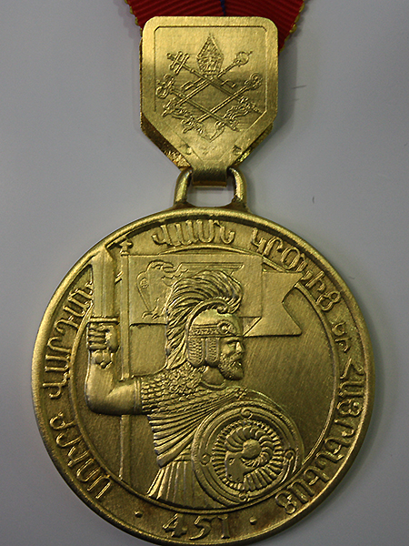 Medal św. Wartana Mamikoniana (Fot. fundacjaormianska.pl)