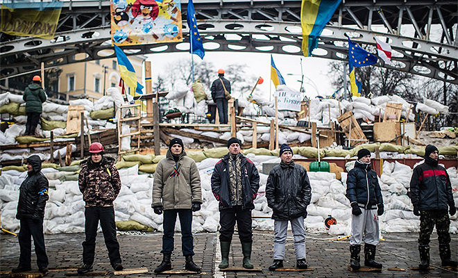 Noc w Kijowie dość spokojna; demonstranci zajęli resort sprawiedliwości