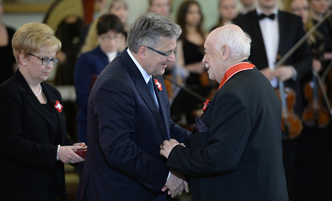 Uhonorowanie działalności Zbigniewa Chrzanowskiego