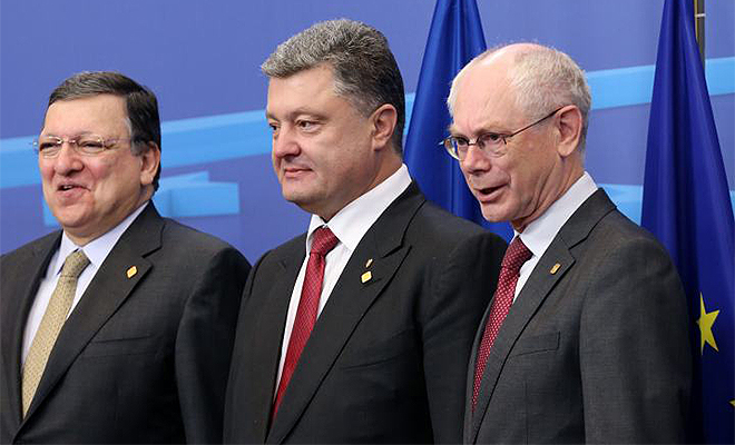 UE i Ukraina podpisały drugą część umowy stowarzyszeniowej