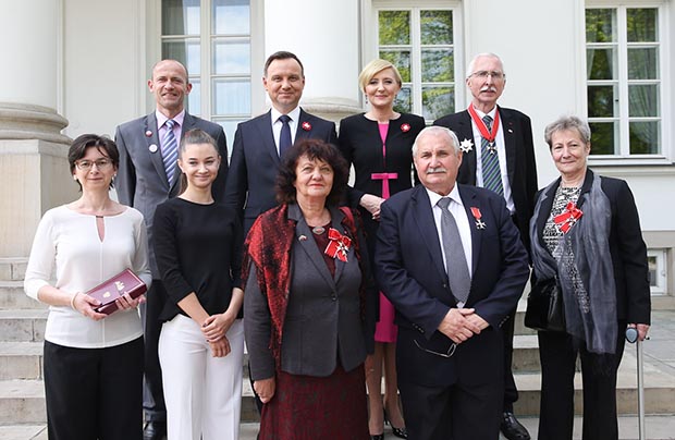 Emilia Chmielowa odznaczona przez Prezydenta RP Andrzeja Dudę