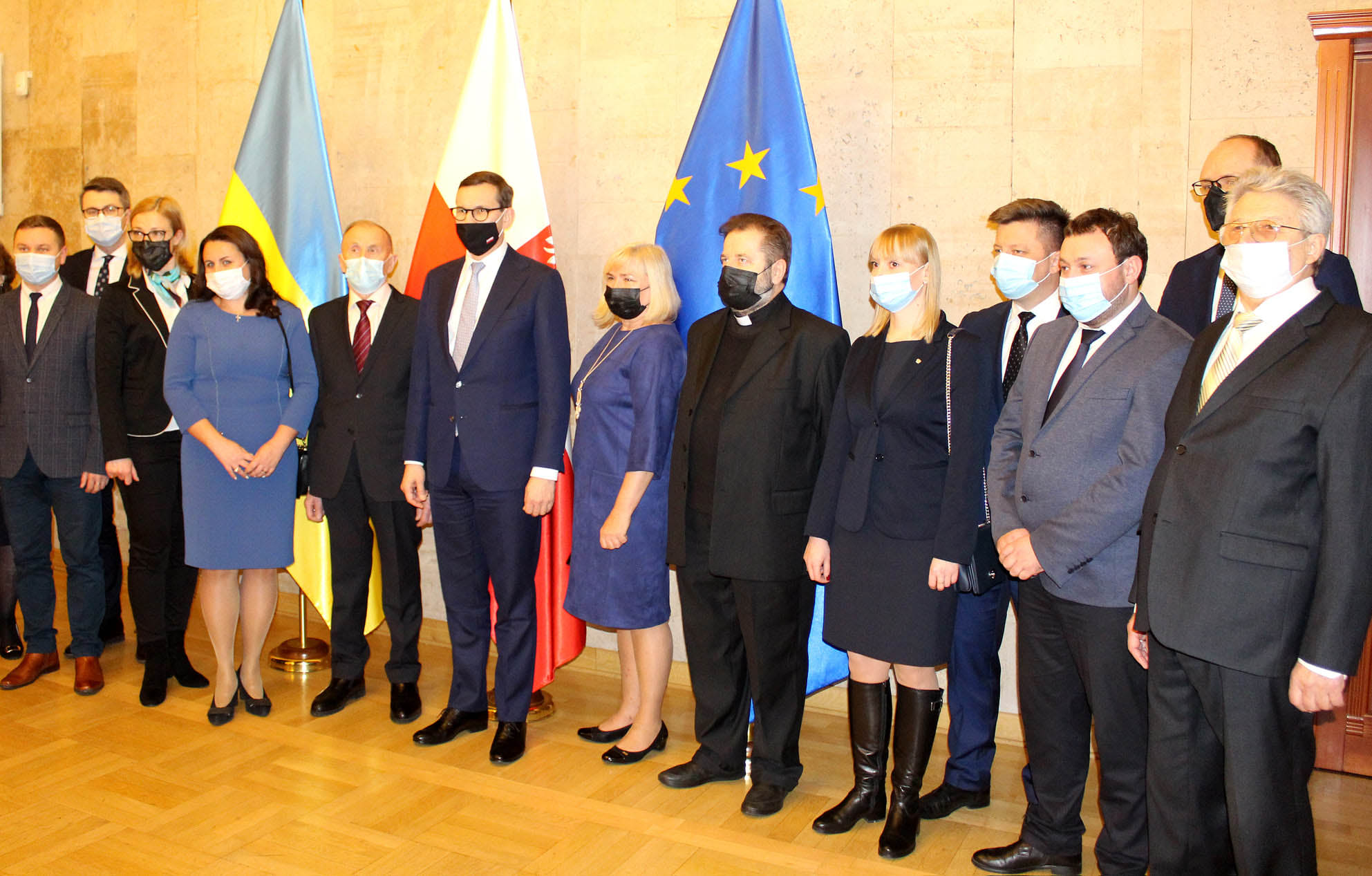 Premier Mateusz Morawiecki spotkał się z Polakami w Kijowie
