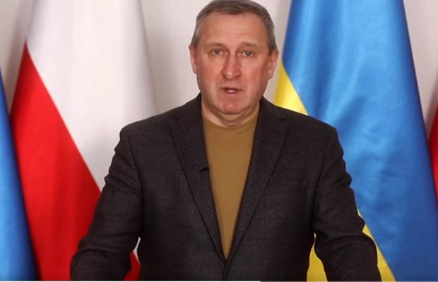 Ambasador Ukrainy w Rzeczypospolitej Polskiej Andrij Deszczycia podziękował Polakom za wsparcie