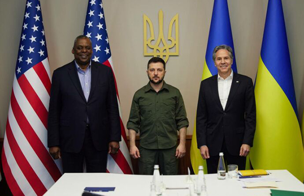 Sekretarz stanu USA Antony Blinken po wizycie na Ukrainie
