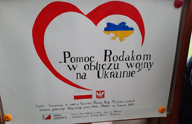 Fundacja Wolność i Demokracja wspiera rodaków na Ukrainie