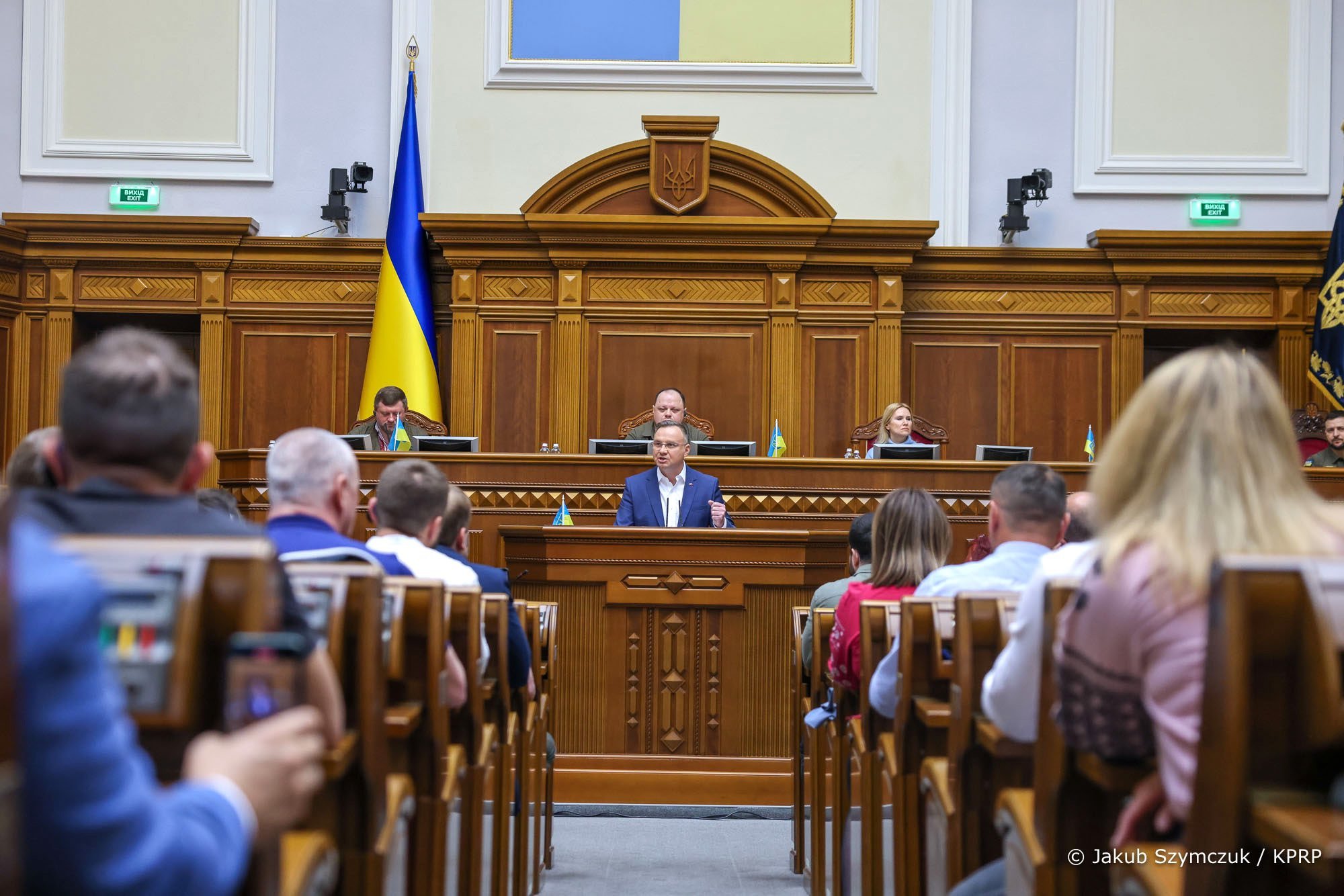 Andrzej Duda składa wizytę na Ukrainie – Tylko Ukraina ma prawo decydować o swojej przyszłości