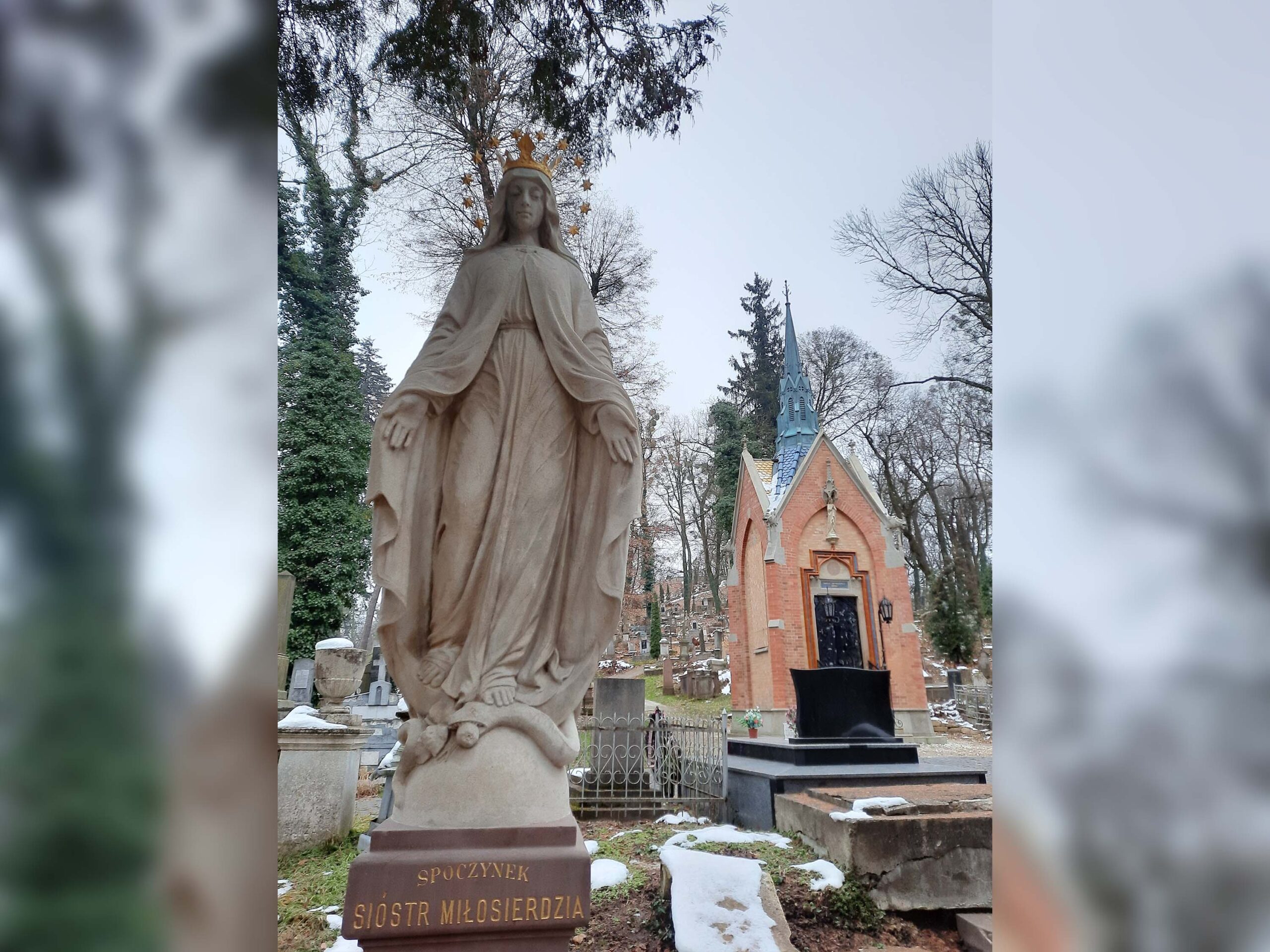 Konserwacja i restauracja nagrobków szarytek na Cmentarzu Łyczakowskim we Lwowie