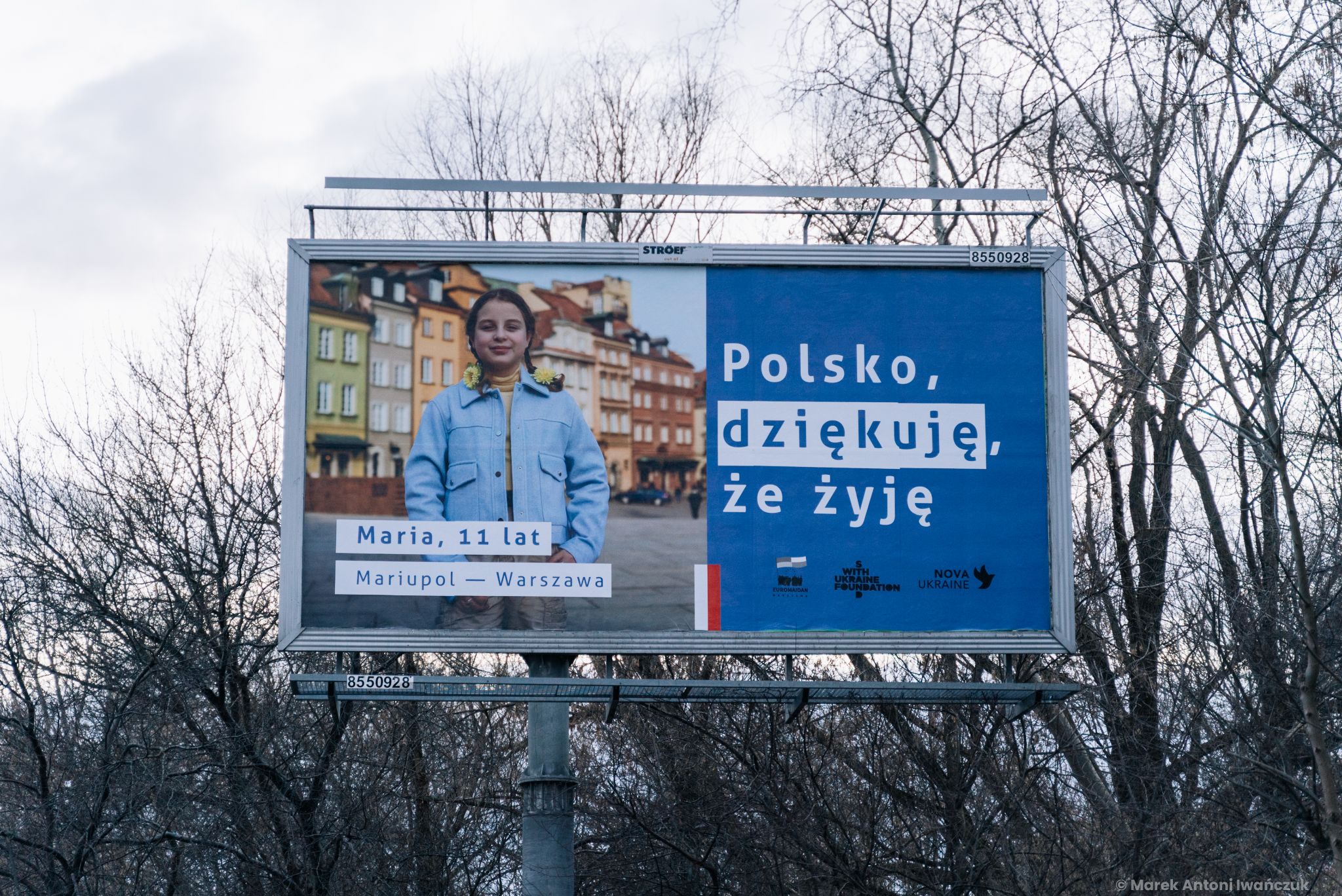 „Dziękuję Ci Polsko” – billboardy z podziękowaniami od Ukraińców