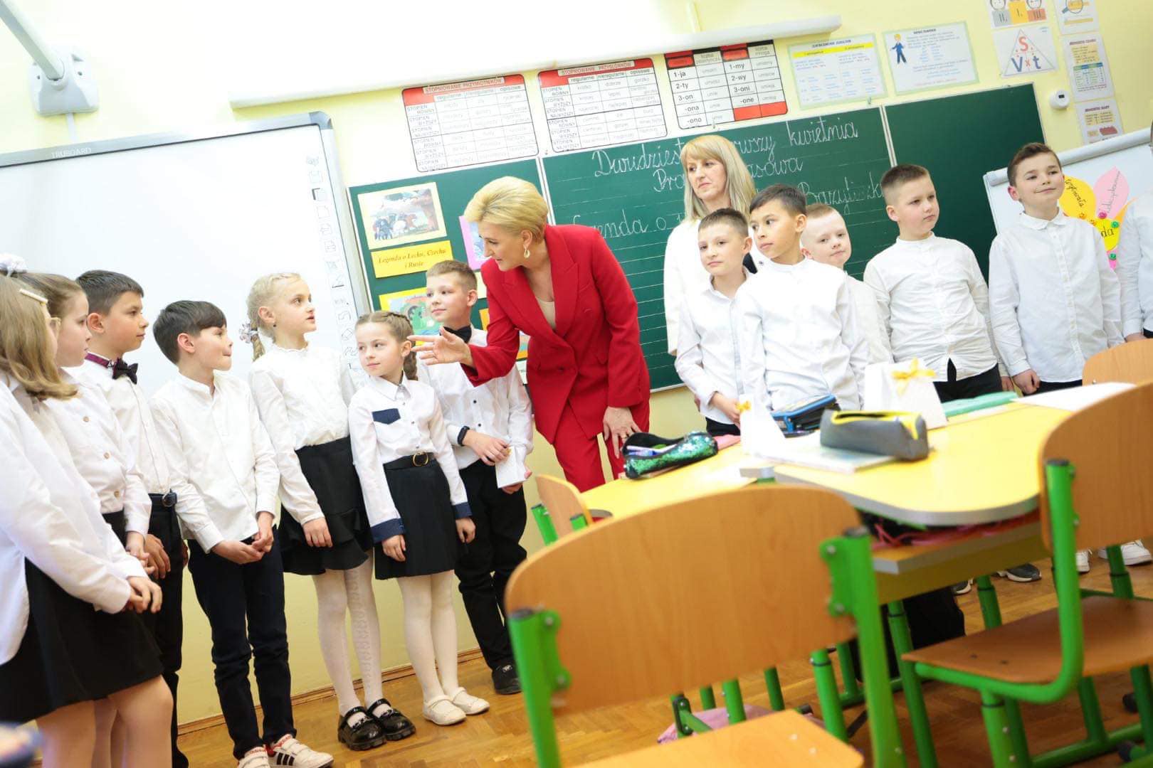 Pierwsza Dama RP odwiedziła polskie placówki oświatowe w obwodzie lwowskim