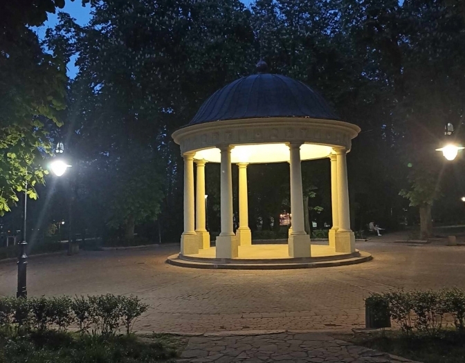 Odnowiono rotundę w parku Iwana Franki we Lwowie