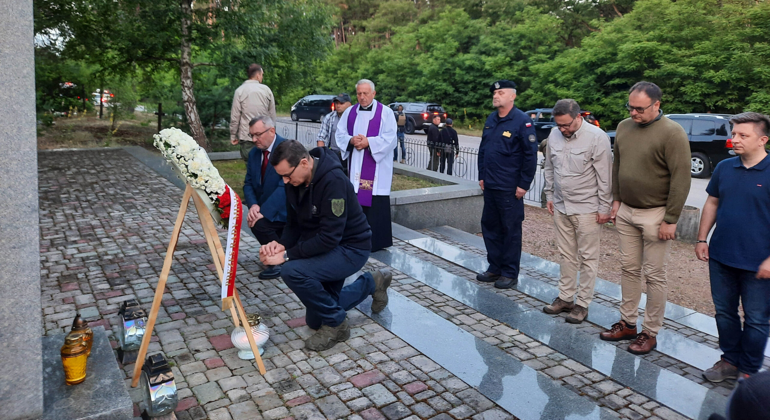 Premier RP Mateusz Morawiecki oddał hołd ofiarom rzezi wołyńskiej