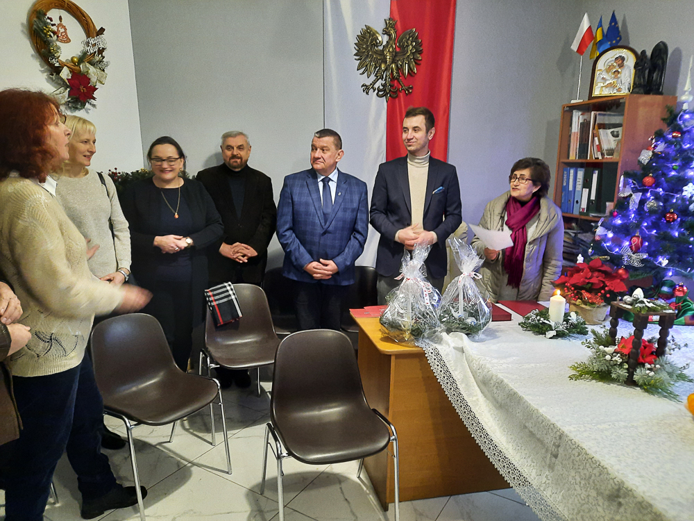 Świąteczne spotkanie z seniorami w Domu Polskim w Mościskach