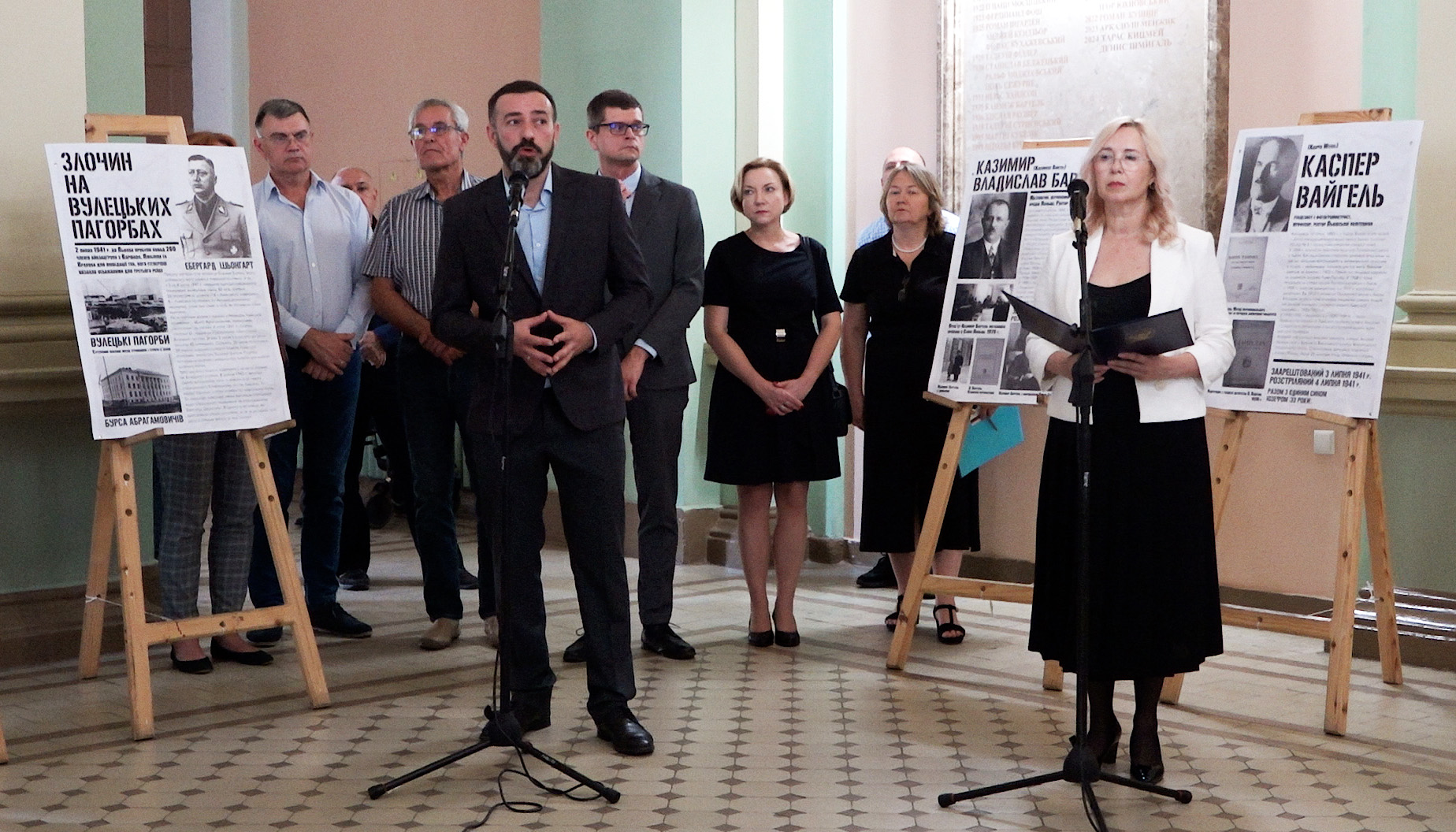 Otwarcie wystawy „Tu martwi żyją” na Politechnice Lwowskiej