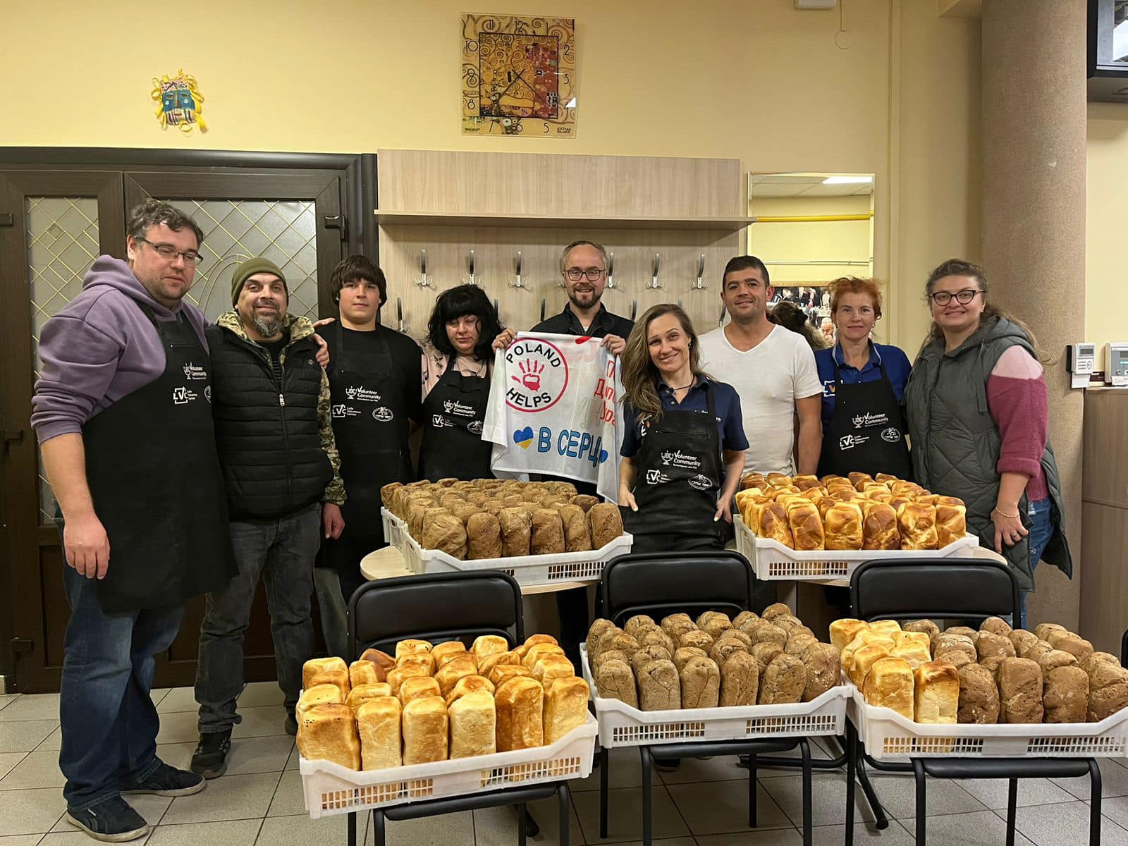 Francuski piekarz – wolontariusz PolandHelps w Chersoniu