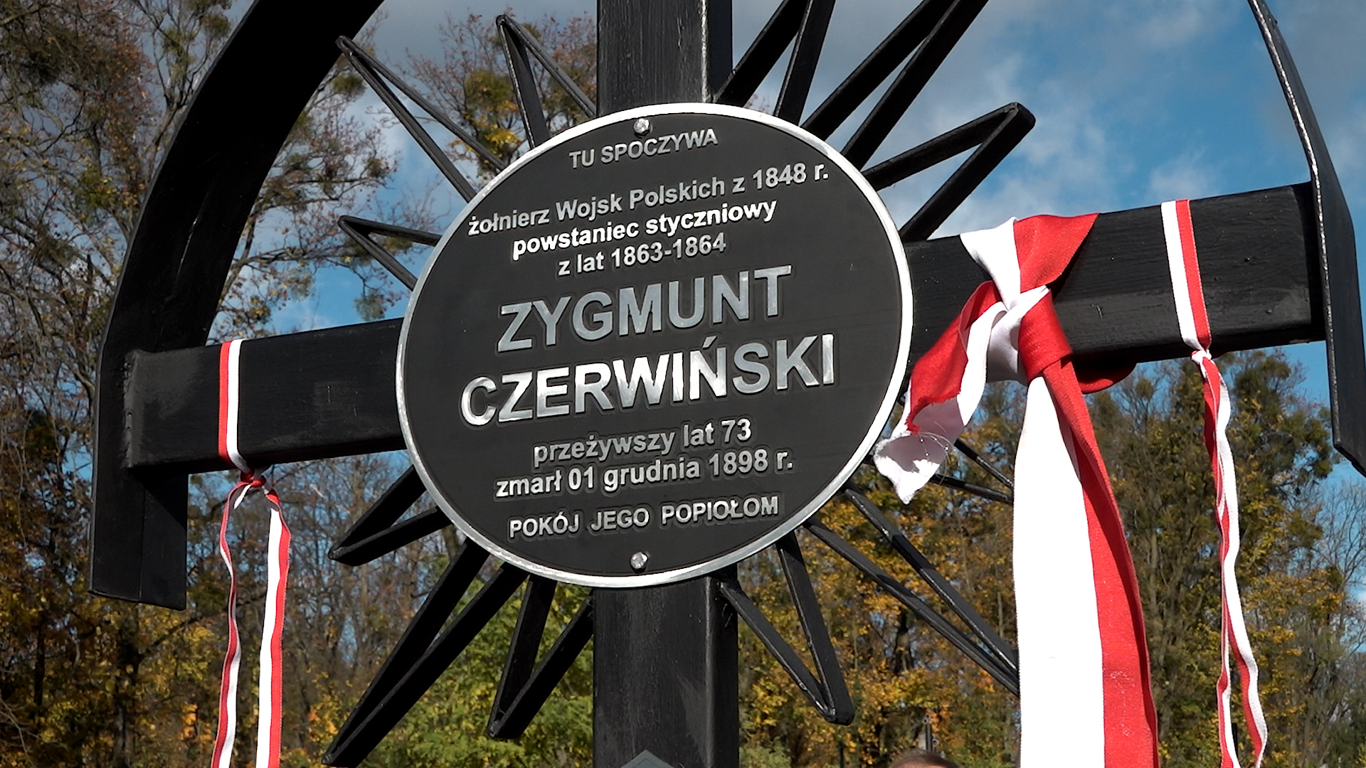 Poświęcenie nagrobka Zygmunta Czerwińskiego na Cmentarzu Janowskim we Lwowie