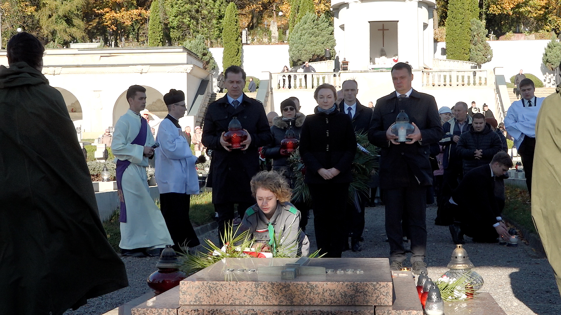 1 listopada na Cmentarzu Orląt Lwowskich