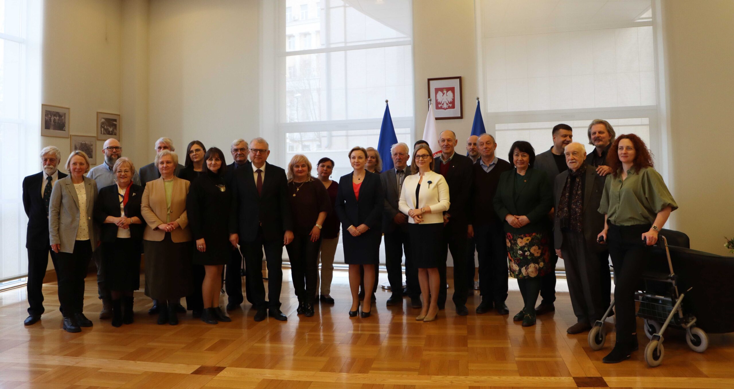 Wizyta senatora Kazimierza Michała Ujazdowskiego we Lwowie