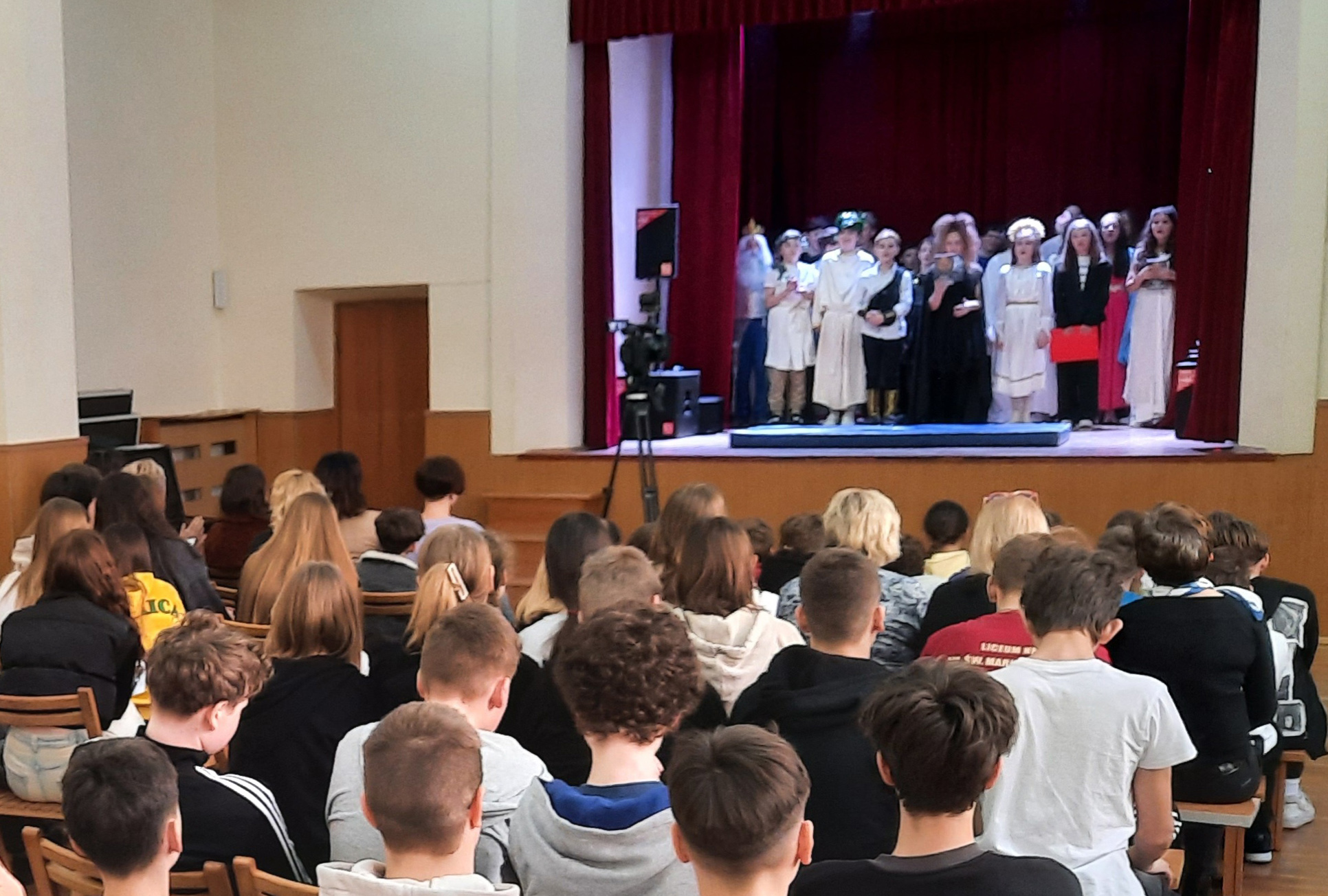 Polscy licealiści zagrali bohaterów utworów Jana Parandowskiego