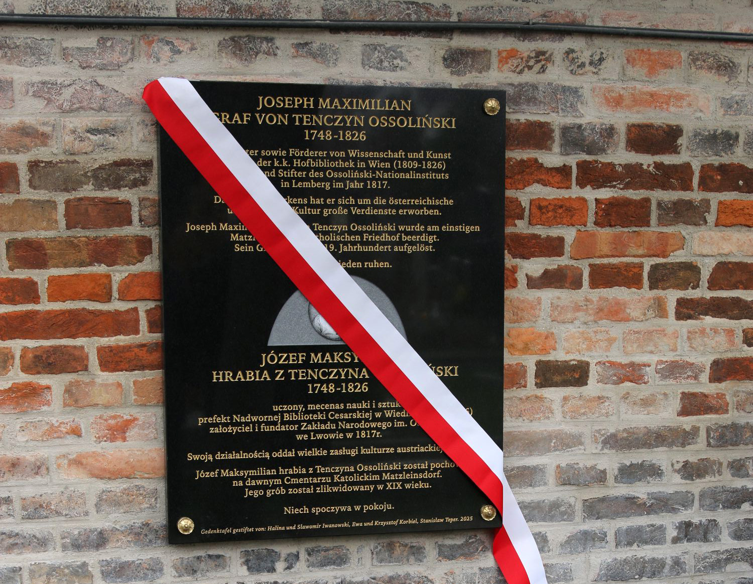 Wiedeń w hołdzie Józefowi Maksymilianowi Ossolińskiemu