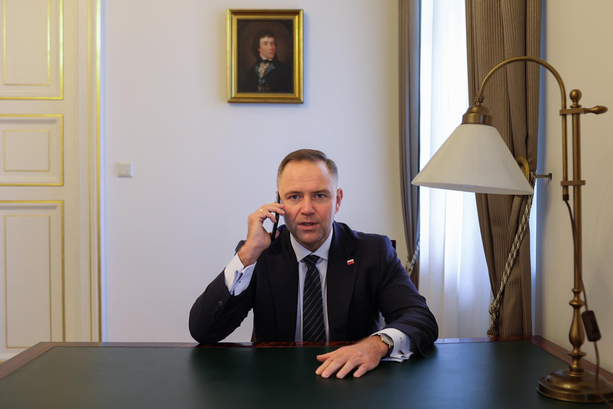 Prezydent elekt Karol Nawrocki rozmawiał z Wołodymyrem Zełenskim