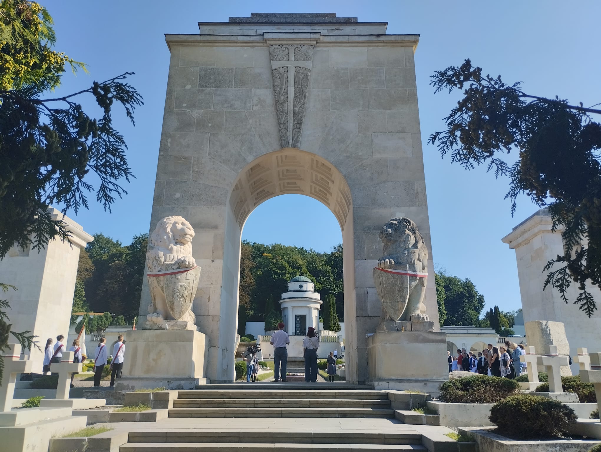 Uroczystości 15 sierpnia we Lwowie. Upamiętnienie żołnierzy Wojska Polskiego walczących w wojnie polsko-bolszewickiej 1920 roku