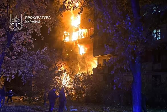 Rosja zaatakowała Kijów dwukrotnie w ciągu doby