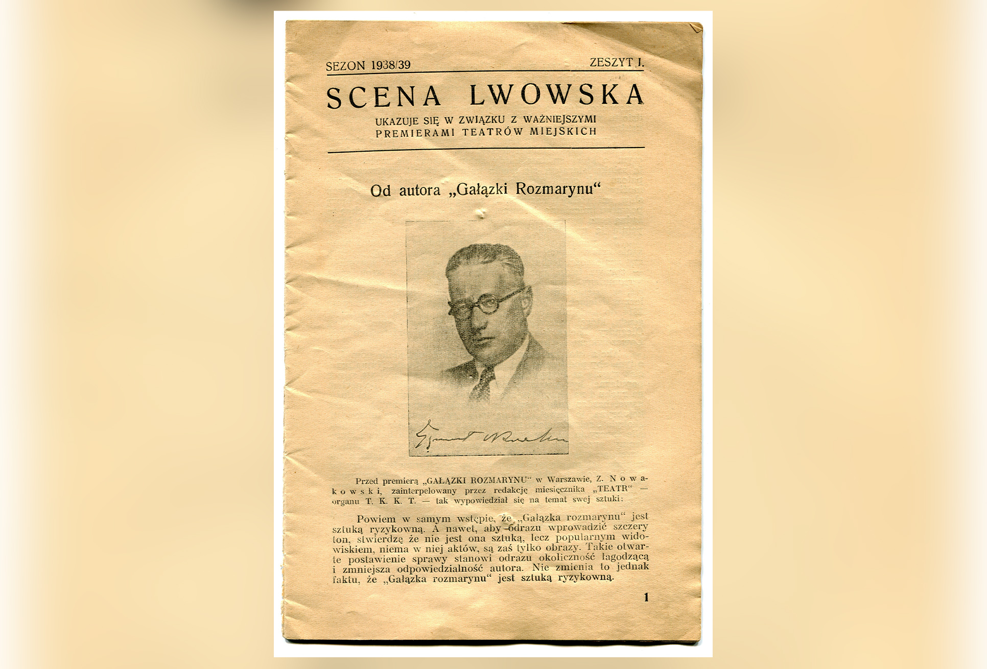 Przejazd przez Osmołodę, czyli Lwów w życiu i twórczości Zygmunta Nowakowskiego